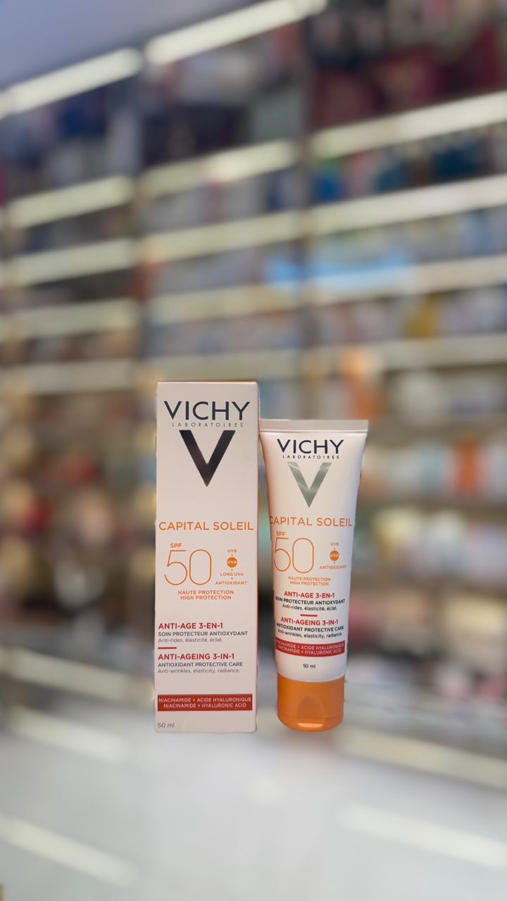 Vichy Capital Soleil Anti-Âge 3-en-1 SPF50 50ml