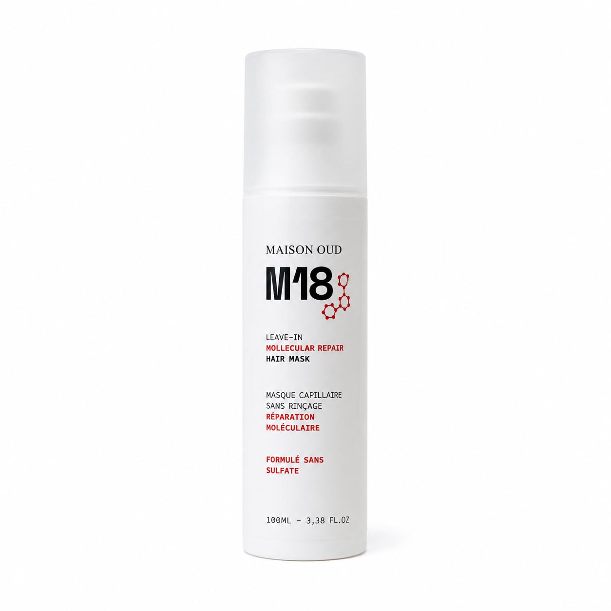 M18 Maison Oud – Masque Capillaire Réparation Moléculaire Sans Rinçage