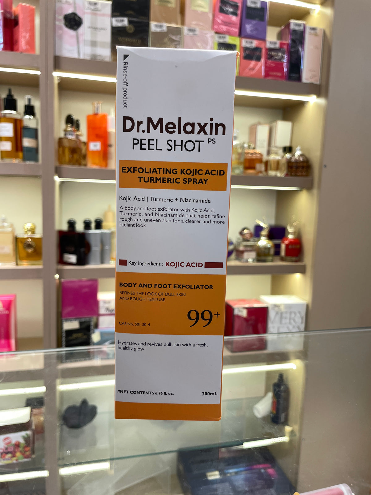 Dr.Melaxin Peel Shot Exfoliating Kojic Acid Turmeric Spray - Mirage Cosmétique Oran