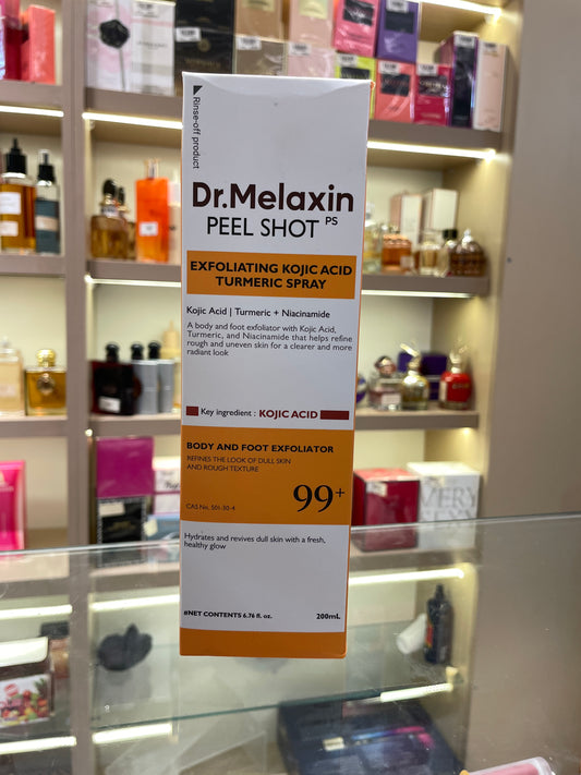 Dr.Melaxin Peel Shot Exfoliating Kojic Acid Turmeric Spray - Mirage Cosmétique Oran