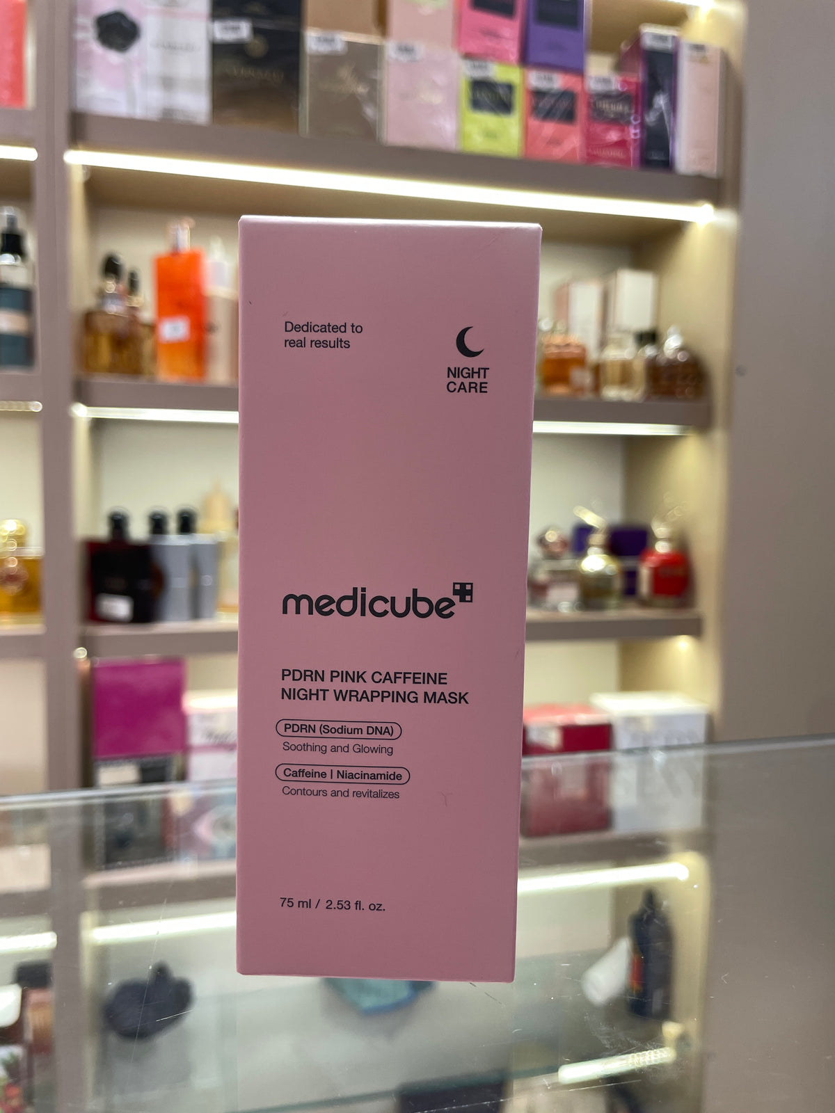 Medicube PDRN Pink Caffeine Night Wrapping Mask - Mirage Cosmétique Oran