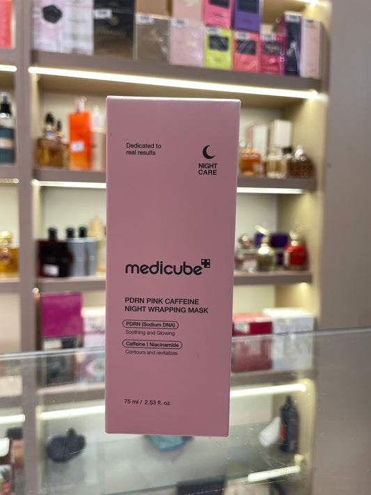 Medicube PDRN Pink Caffeine Night Wrapping Mask - Mirage Cosmétique Oran