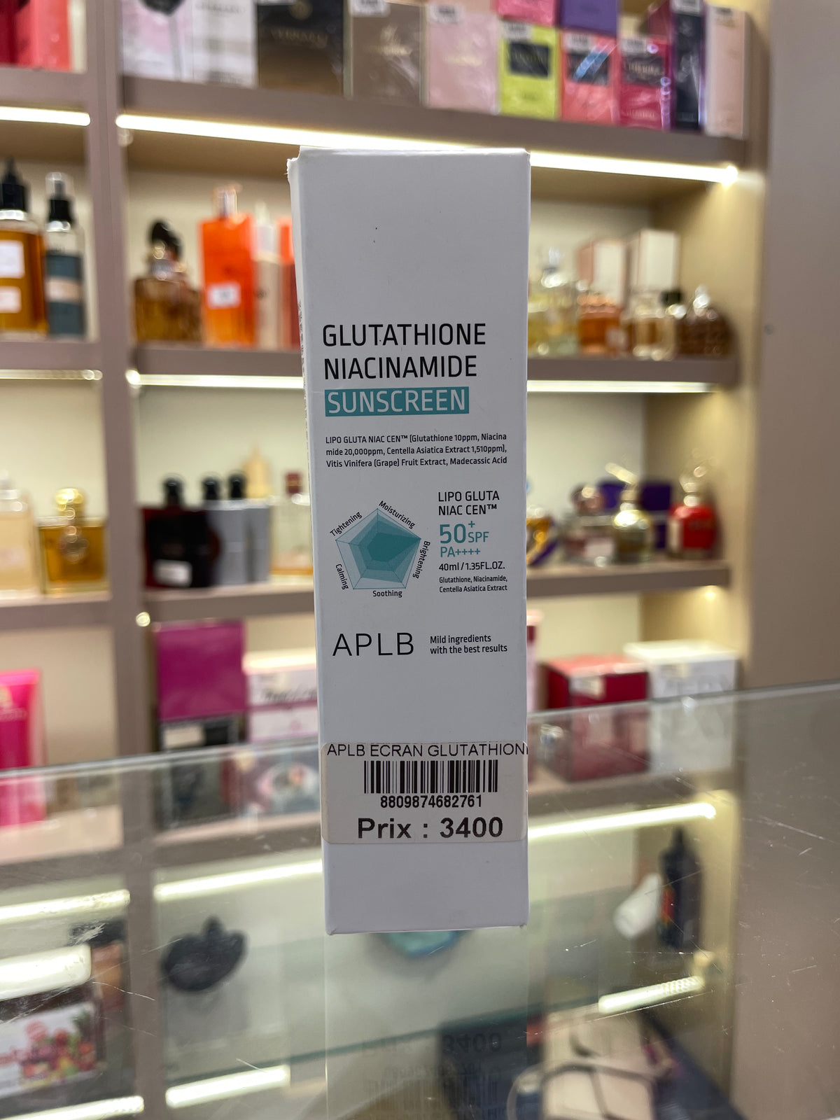 APLB Glutathione Niacinamide Sunscreen SPF50+ - Mirage Cosmétique Oran
