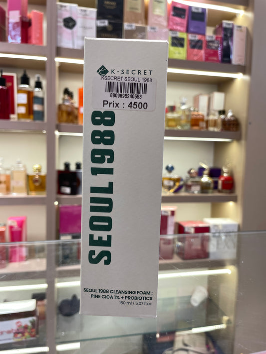 K-Secret Seoul 1988 Cleansing Foam Pine Cica+Probiotics - Mirage Cosmétique Oran