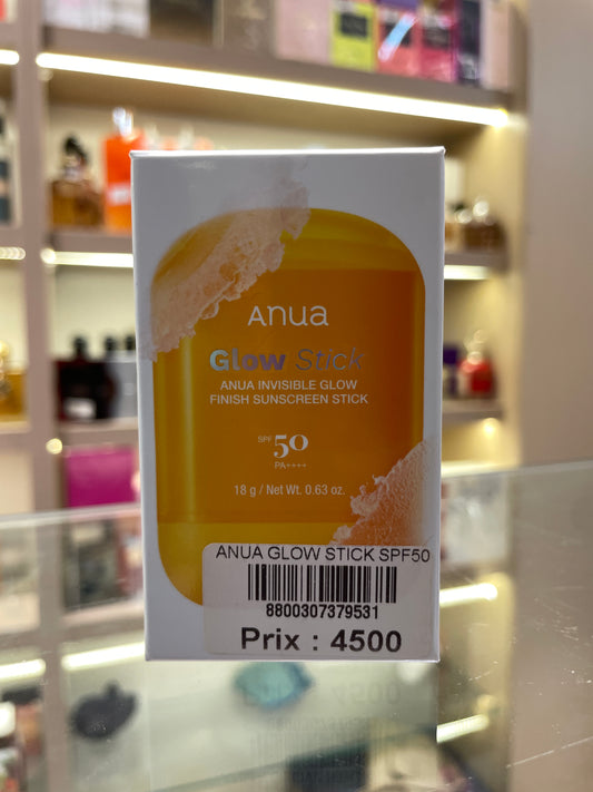 Anua Invisible Glow Finish Sunscreen Stick SPF50 - Mirage Cosmétique Oran
