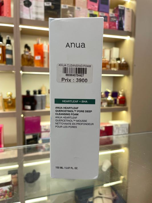 Anua Heartleaf Quercetinol Pore Deep Cleansing Foam - Mirage Cosmétique Oran