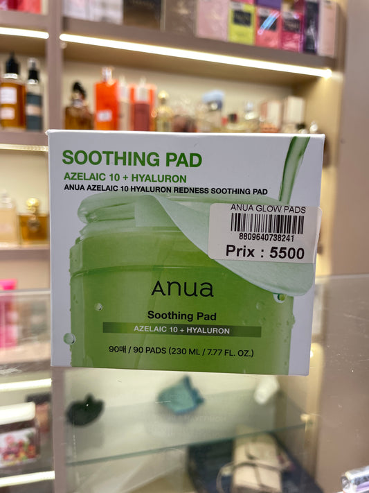 Anua Azelaic 10+Hyaluron Redness Soothing Pad - Mirage Cosmétique Oran