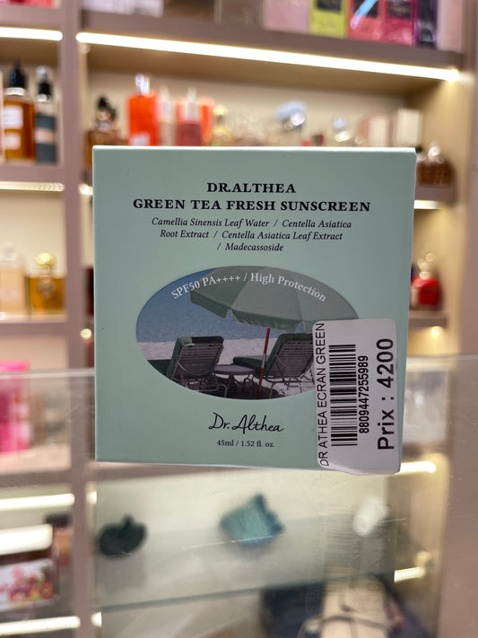 Dr.Althea Green Tea Fresh Sunscreen SPF50 - Mirage Cosmétique Oran