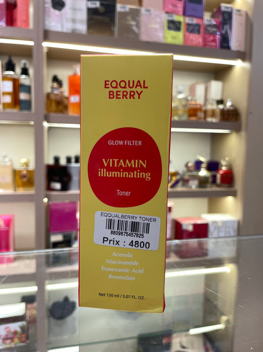 Eqqualberry Glow Filter Vitamin Illuminating Toner - Mirage Cosmétique Oran
