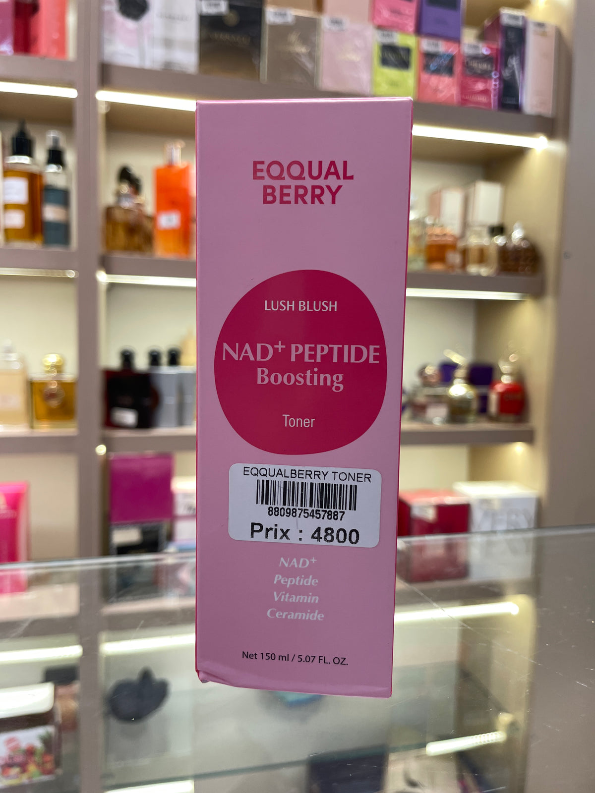 Eqqualberry Lush Blush NAD+ Peptide Boosting Toner - Mirage Cosmétique Oran