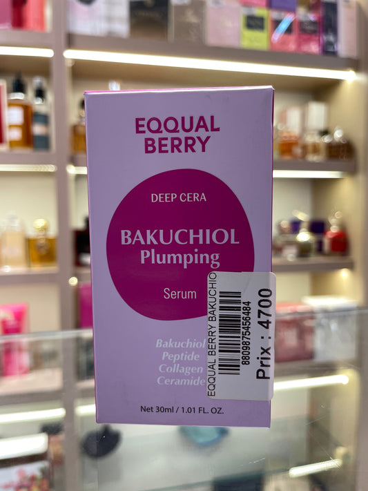Eqqualberry Deep Cera Bakuchiol Plumping Serum - Mirage Cosmétique Oran