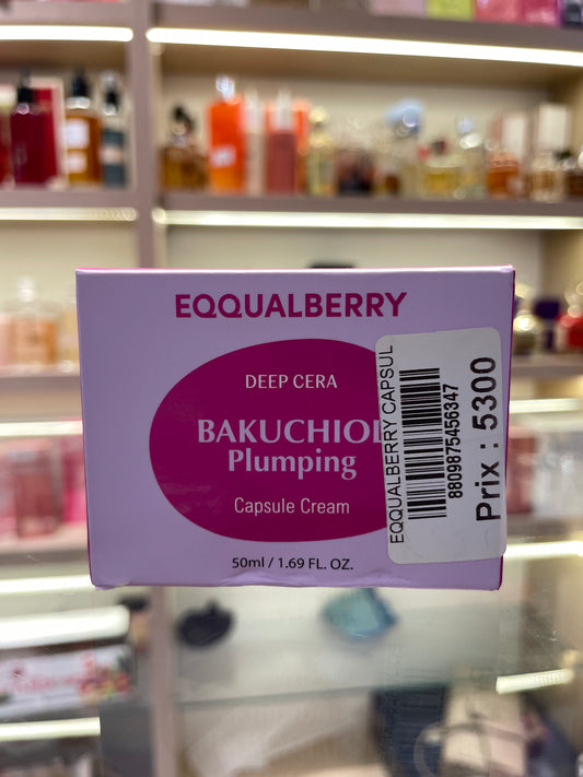 Eqqualberry Deep Cera Bakuchiol Plumping Capsule Cream - Mirage Cosmétique Oran